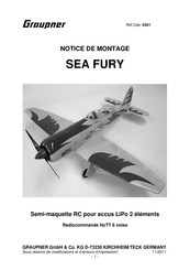 GRAUPNER SEA FURY 9351 Notice De Montage