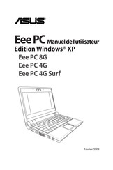 Asus Eee PC 4G Manuel De L'utilisateur