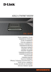 D-Link DSL-321B Guide D'installation