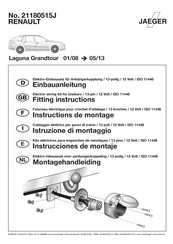 Jaeger 21180515J Instructions De Montage