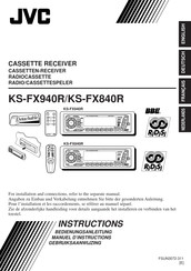 JVC KS-FX840R Manuel D'instructions