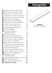 Hansgrohe Rainfinity 26243000 Mode D'emploi / Instructions De Montage