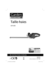 Garden feelings GFH 690 Instructions D'origine