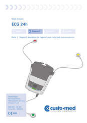 Custo Med ECG 24h Mode D'emploi