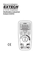 Extech Instruments EX510 Manuel D'utilisation