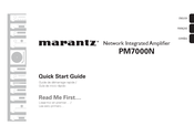Marantz PM7000N Guide De Démarrage Rapide
