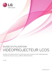 LG CF3D Guide D'utilisation
