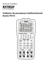 FLIR Extech Instruments PRC70 Guide De L'utilisateur