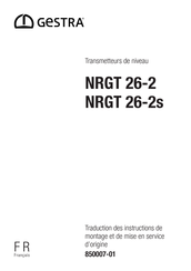 GESTRA NRGT 26-2s Instructions De Montage Et De Mise En Service