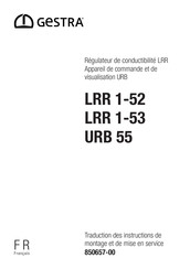 GESTRA LRR 1-52 Instructions De Montage Et De Mise En Service
