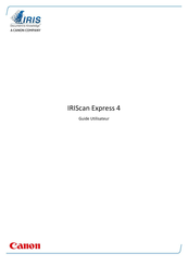 Canon IRIScan Express 4 Guide Utilisateur