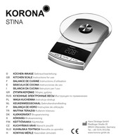 Korona STINA Instructions D'utilisation