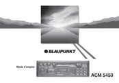 Blaupunkt ACM 5450 Mode D'emploi