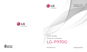 LG LG-P970G Guide De L'utilisateur