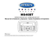 Jensen MS40BT Guide D'installation Et D'operation