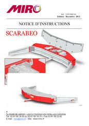 Miro SCARABEO Notice D'instructions