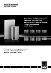 Rittal AX 1130.000 Notice De Montage Et D'emploi