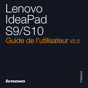 Lenovo IdeaPad S9 Guide De L'utilisateur