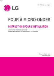 LG MV2297FSPL Instructions Pour L'installation