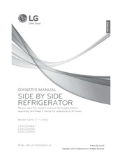 LG LSXC22436 Série Manuel Du Propriétaire