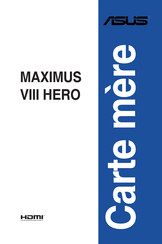 Asus MAXIMUS VIII HERO Mode D'emploi