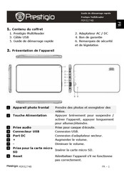 Prestigio PER5274B Guide De Démarrage Rapide