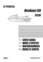 Yamaha WaveRunner SUV SV1200 Manuel D'entretien