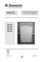 Dometic RM 6365L Manuel