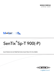 Xylem WTW SenTix Sp-T 900 Mode D'emploi