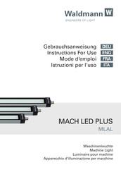 Waldmann Mach LED Plus Mode D'emploi