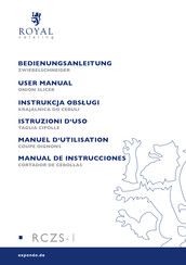 Royal RCZS-1 Manuel D'utilisation