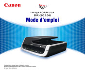 Canon imageFORMULA DR-2020U Mode D'emploi