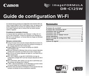 Canon imageFORMULA DR-C125W Guide De Configuration