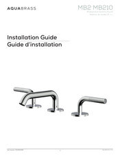 aquabrass MB2 MB210 Guide D'installation