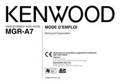 Kenwood MGR-A7 Mode D'emploi