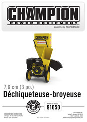 Champion Power Equipment 91050 Manuel Du Propriétaire