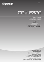 Yamaha PIANOCRAFT CRX-E320 Mode D'emploi