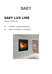 Saey LUX LINE 60 Notice D'installation Et D'utilisation