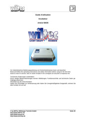 WilTec 50035 Guide D'utilisation