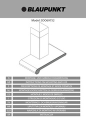 Blaupunkt 5DO69752 Prescriptions De Montage Et Mode D'emploi
