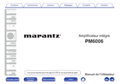 Marantz PM6006 Manuel De L'utilisateur