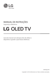 LG OLED55/65B9 Série Manuel D'instructions
