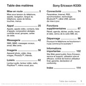 Sony Ericsson K530i Guide De L'utilisateur