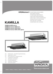 KRONAsteel KAMILLA 600 Guide De L'utilisateur