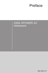 MSI X99A XPOWER AC Guide Rapide