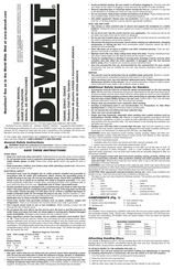 Dewalt D26450 Guide D'utilisation