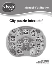 VTech baby City puzzle interactif Mode D'emploi