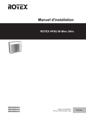 Rotex HPSU Bi-Bloc Ultra RRGA04DAV3 Manuel D'installation