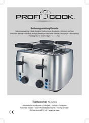 Proficook PC-TA 1014 Mode D'emploi