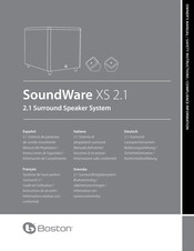 Boston SoundWare XS 2.1 Mode D'emploi